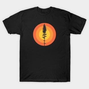 Sunset Tree Silhouette T-Shirt